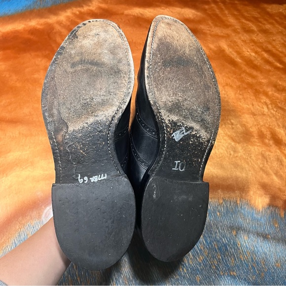 Allen Edmonds Birmingham Black Leather Wingtip Oxfords size 10 - Picture 11 of 11